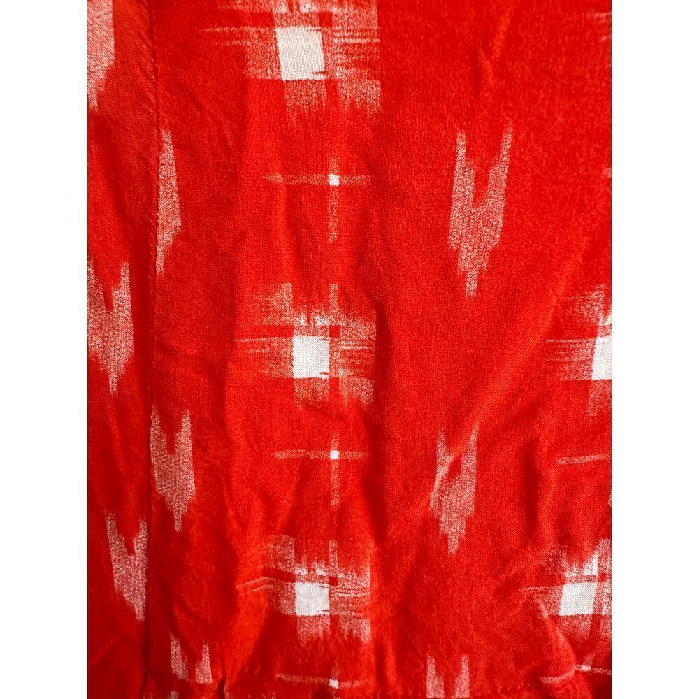 Anthropologie Holding Horses Orange Tunic‎ Top XS Short Sleeve (Flaw) - Picture 6 of 12